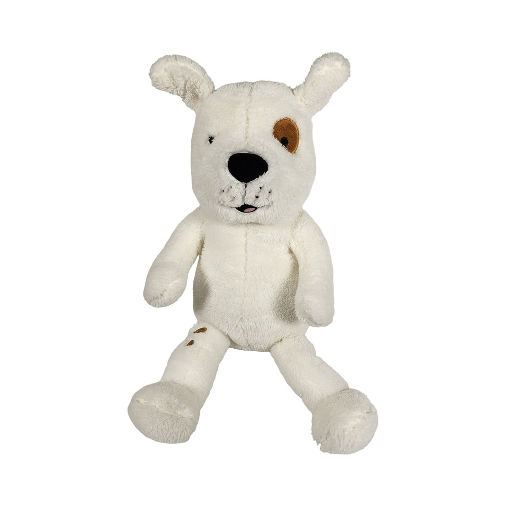 Kohl's Cares Dog Plush‎ If You Give a Mouse a Cookie White Brown Spot 14"